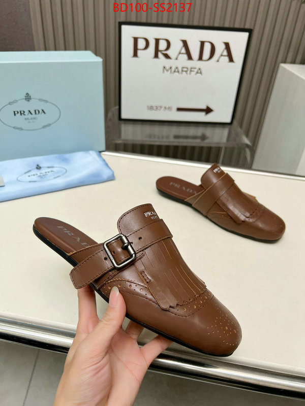 Women Shoes-Prada high quality aaaaa replica ID: SS2137 $: 100USD