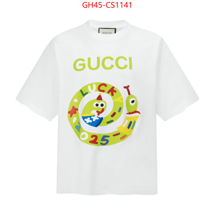 Clothing-Gucci top quality designer replica ID: CS1141 $: 45USD