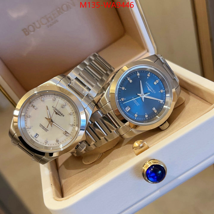 Watch(4A)-Longines luxury fashion replica designers ID: WA9446 $: 135USD