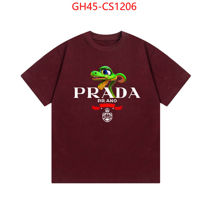 Clothing-Prada customize the best replica ID: CS1206 $: 45USD