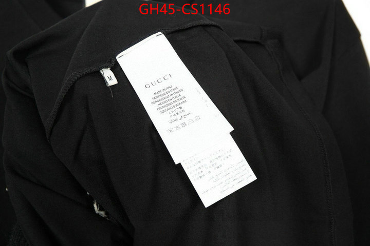 Clothing-Gucci what is top quality replica ID: CS1146 $: 45USD