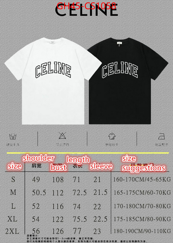 Clothing-Celine replica for cheap ID: CS1058 $: 45USD