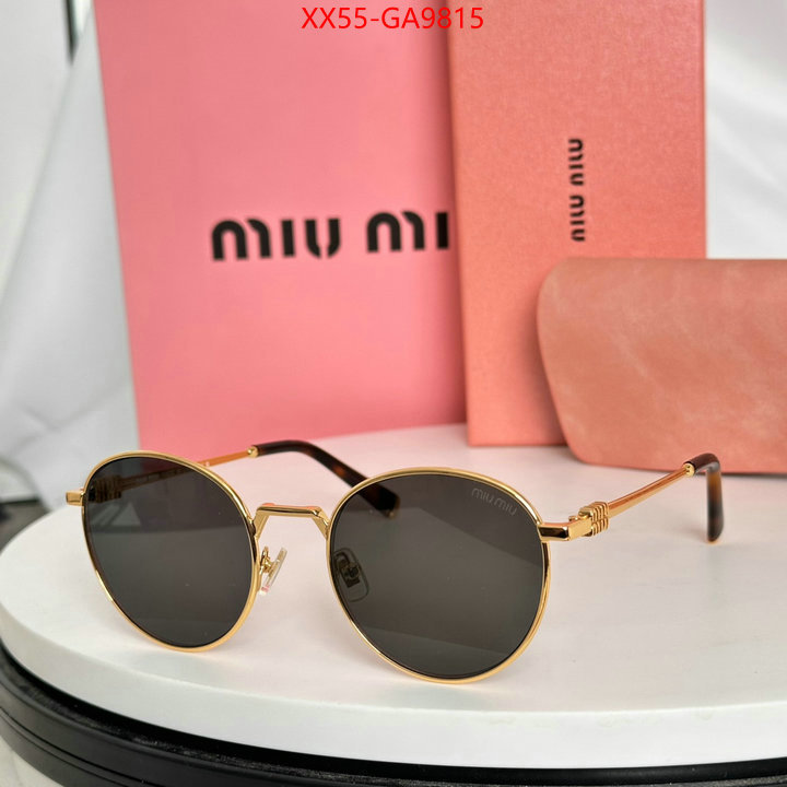 Glasses-Miu Miu only sell high-quality ID: GA9815 $: 55USD