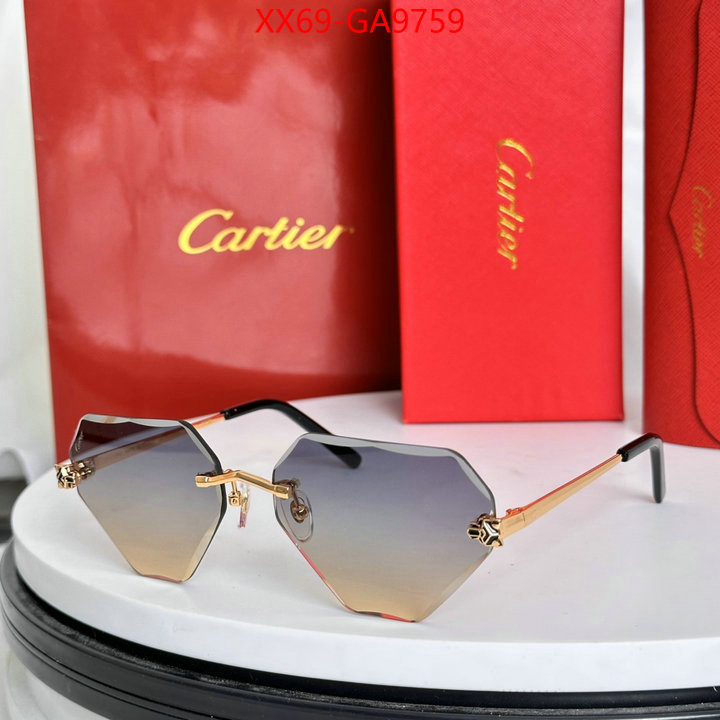 Glasses-Cartier customize best quality replica ID: GA9759 $: 69USD