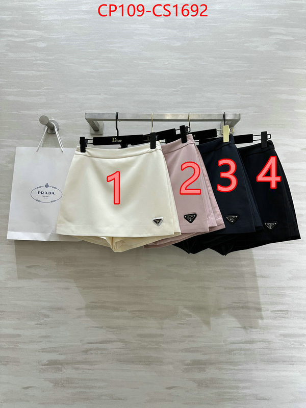 Clothing-Prada replica 1:1 high quality ID: CS1692 $: 109USD