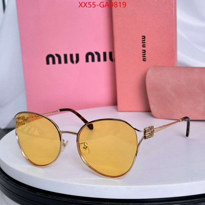 Glasses-Miu Miu luxury cheap ID: GA9819 $: 55USD