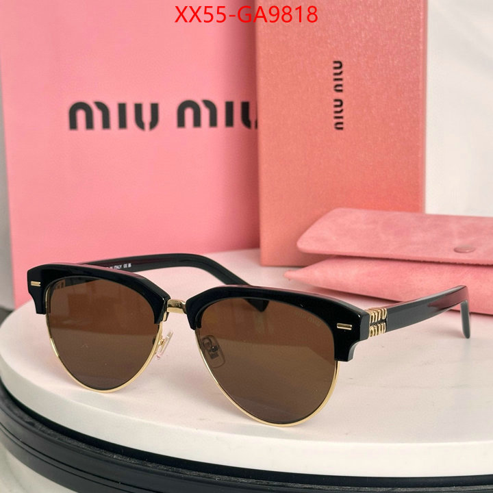 Glasses-Miu Miu at cheap price ID: GA9818 $: 55USD