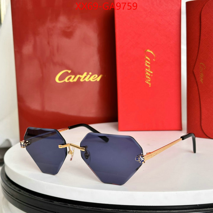 Glasses-Cartier customize best quality replica ID: GA9759 $: 69USD