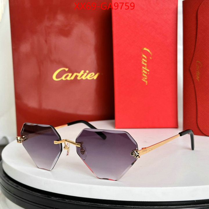 Glasses-Cartier customize best quality replica ID: GA9759 $: 69USD