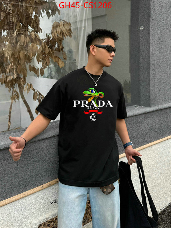 Clothing-Prada customize the best replica ID: CS1206 $: 45USD