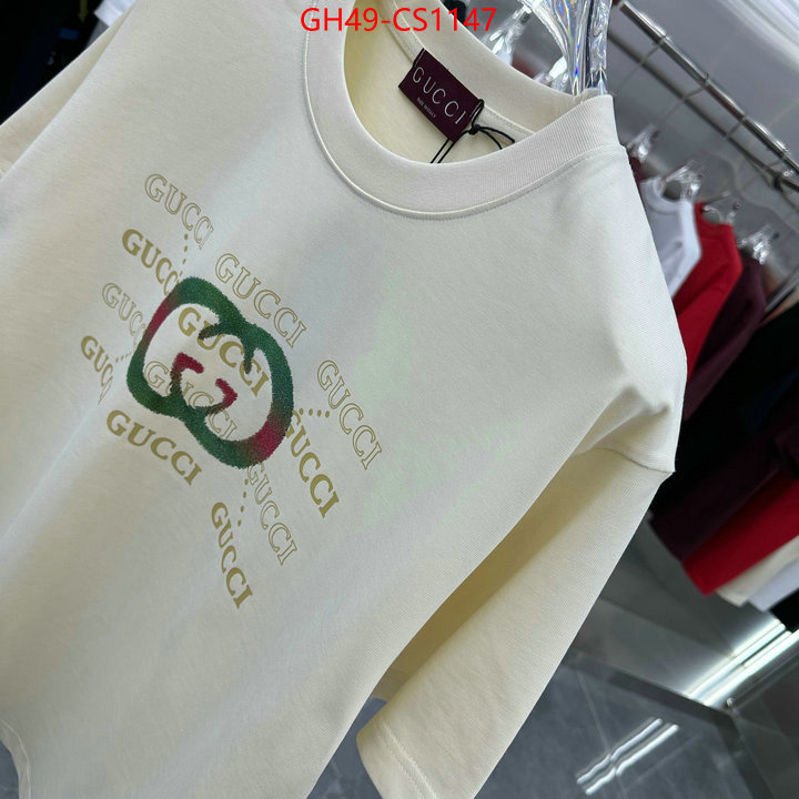 Clothing-Gucci high quality 1:1 replica ID: CS1147 $: 49USD