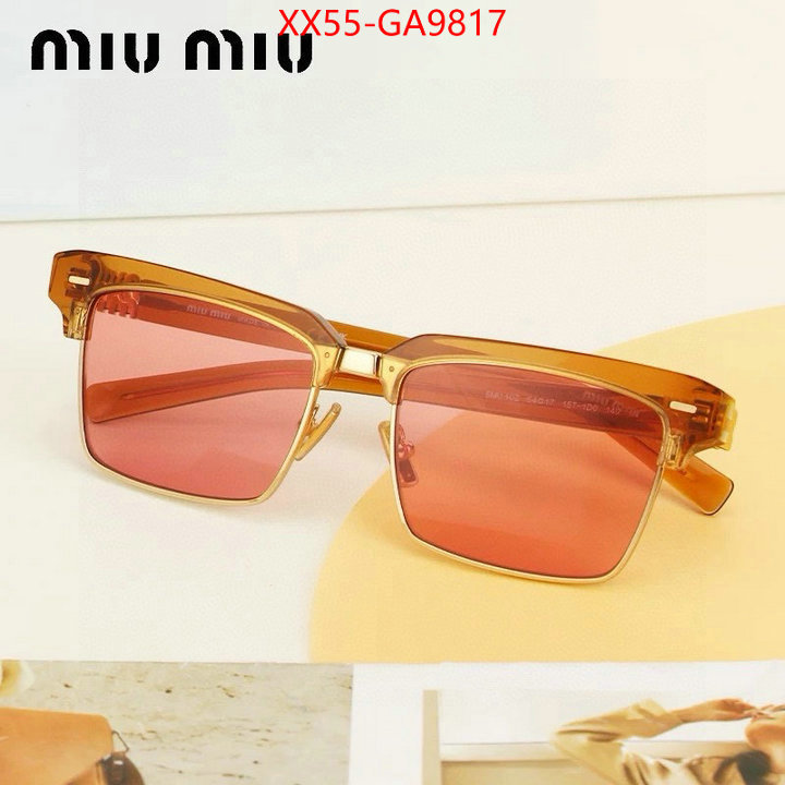 Glasses-Miu Miu buy replica ID: GA9817 $: 55USD