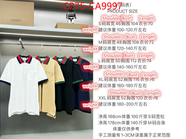 Clothing-Gucci replica 1:1 ID: CA9997 $: 75USD