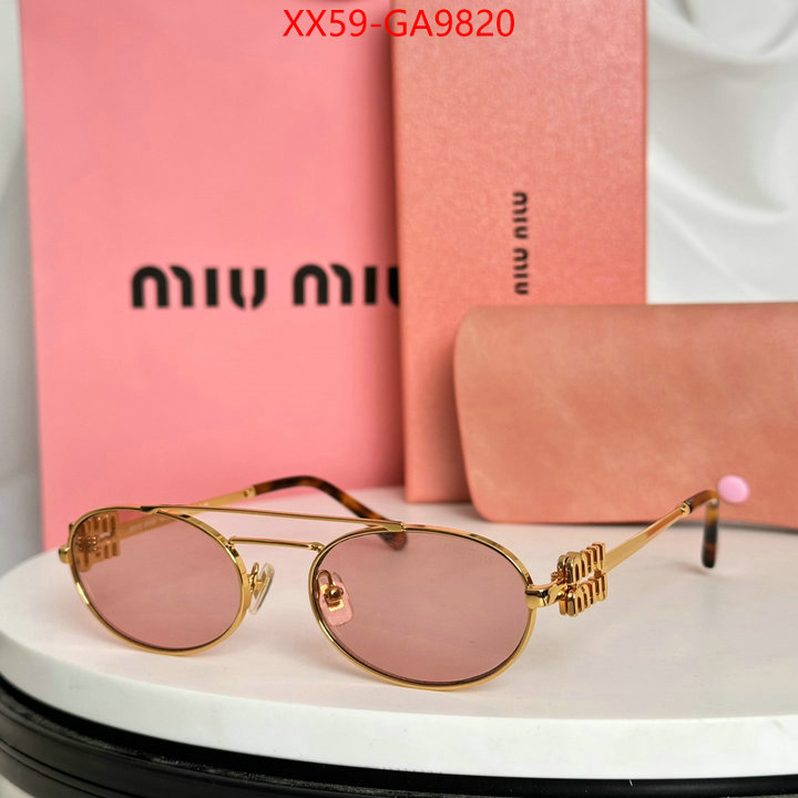 Glasses-Miu Miu where quality designer replica ID: GA9820 $: 59USD