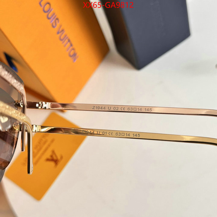 Glasses-LV fake cheap best online ID: GA9812 $: 65USD