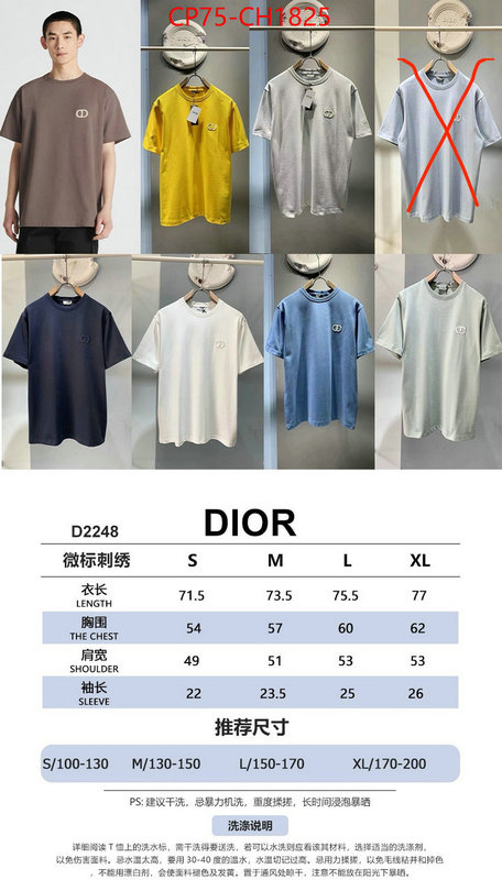 Clothing-Dior high quality designer ID: CH1825 $: 75USD