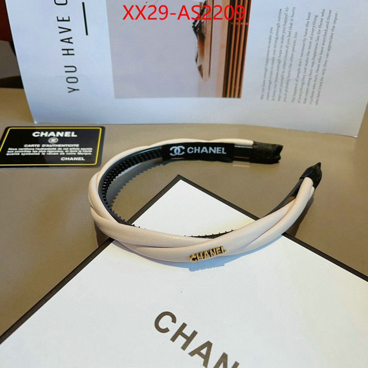 Hair band-Chanel cheap wholesale ID: AS2209 $: 29USD