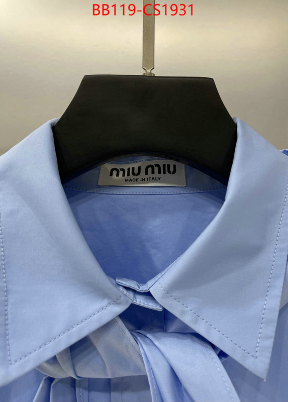 Clothing-MIU MIU top quality website ID: CS1931 $: 119USD