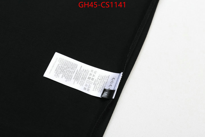 Clothing-Gucci top quality designer replica ID: CS1141 $: 45USD