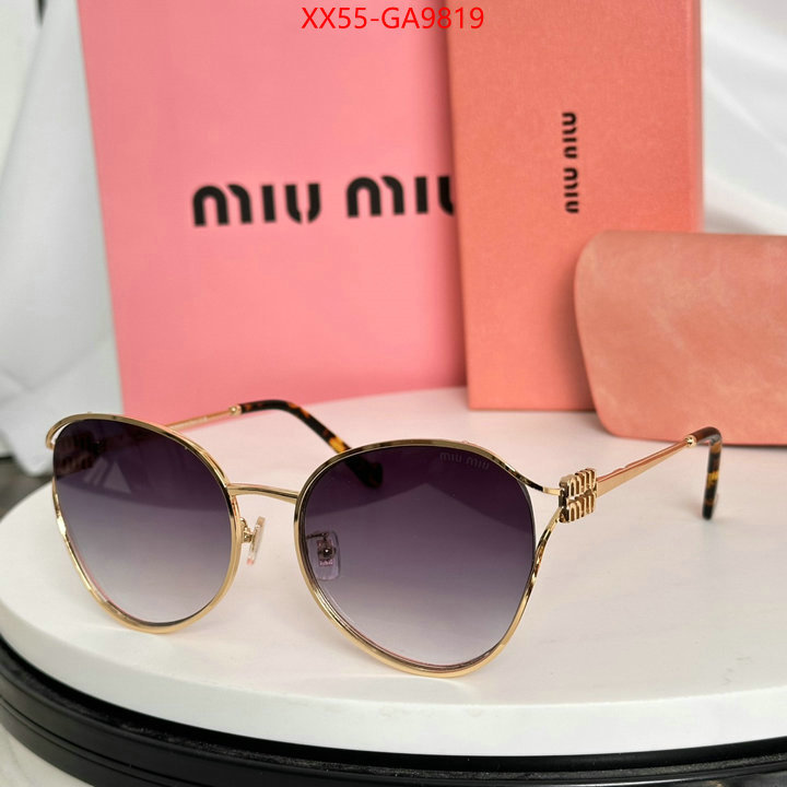 Glasses-Miu Miu luxury cheap ID: GA9819 $: 55USD