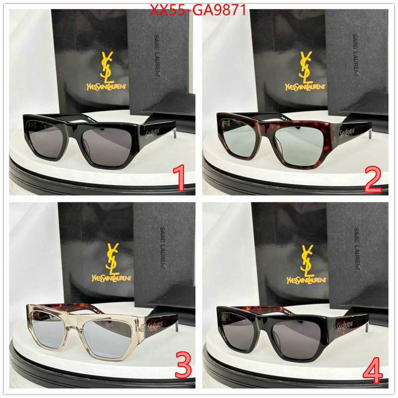 Glasses-YSL where can i find ID: GA9871 $: 55USD