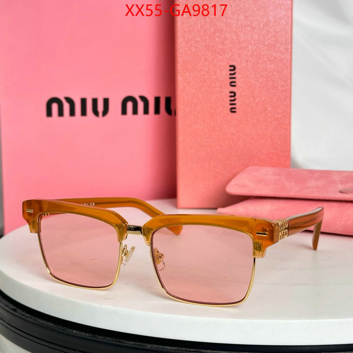 Glasses-Miu Miu buy replica ID: GA9817 $: 55USD