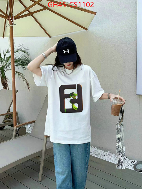 Clothing-Fendi china sale ID: CS1102 $: 45USD