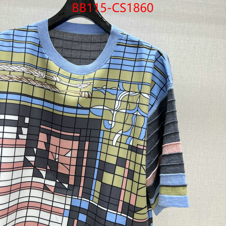 Clothing-Hermes top fake designer ID: CS1860 $: 115USD