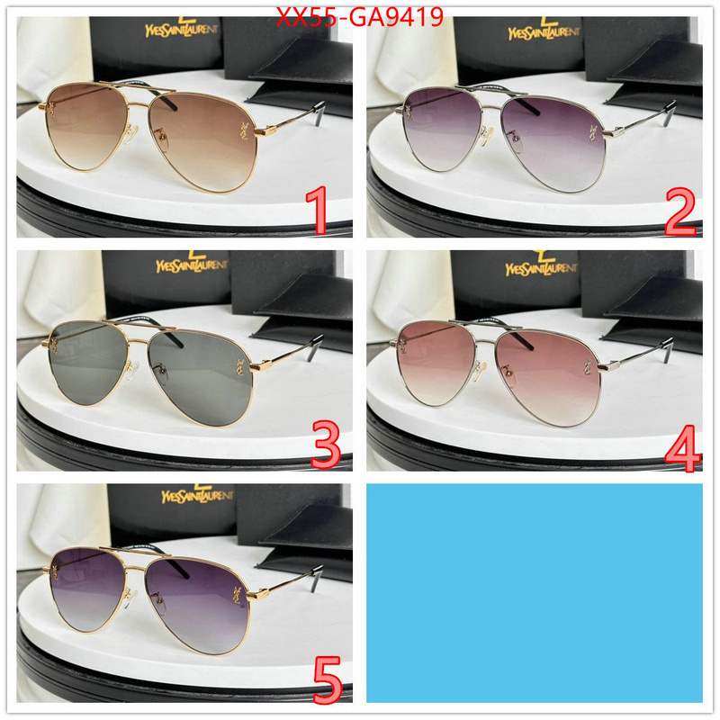 Glasses-YSL what 1:1 replica ID: GA9419 $: 55USD