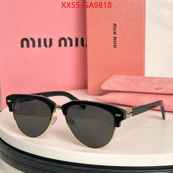 Glasses-Miu Miu at cheap price ID: GA9818 $: 55USD