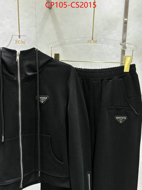 Clothing-Prada knockoff highest quality ID: CS2015 $: 105USD