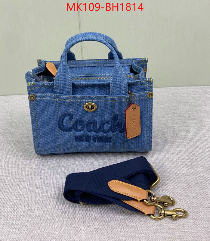 Coach Bags(4A)-Handbag- what best designer replicas ID: BH1814 $: 109USD,