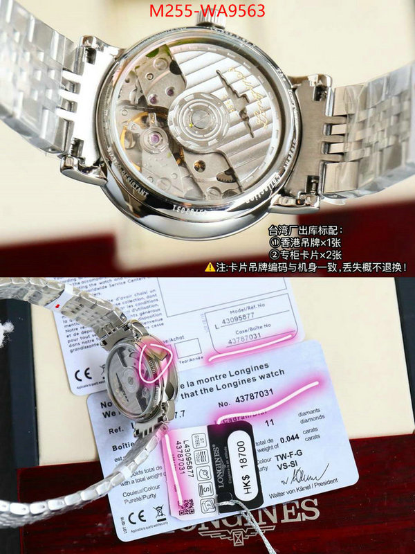 Watch(TOP)-Longines quality aaaaa replica ID: WA9563 $: 255USD