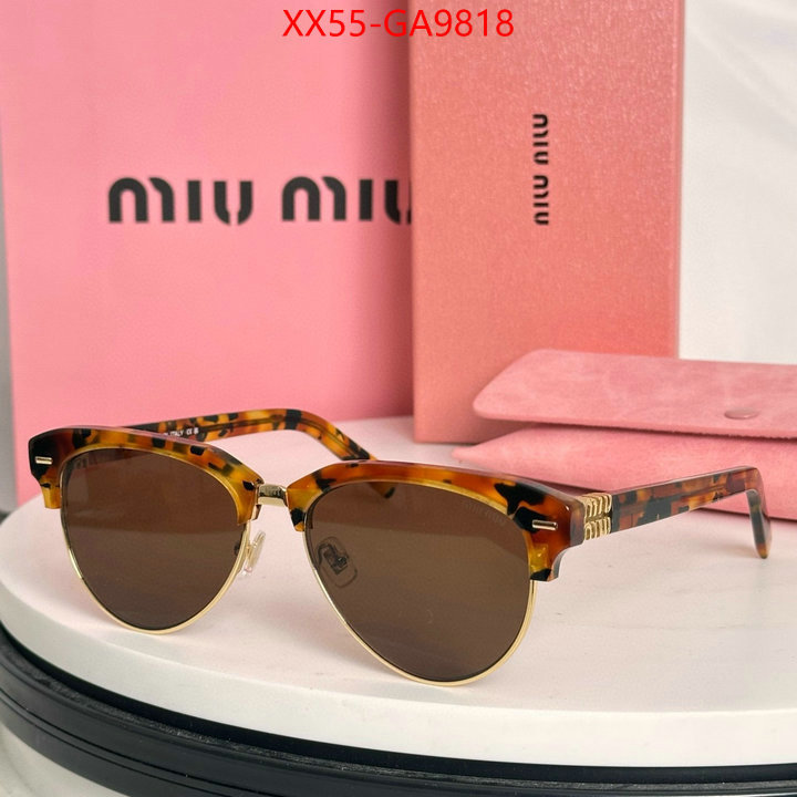 Glasses-Miu Miu at cheap price ID: GA9818 $: 55USD