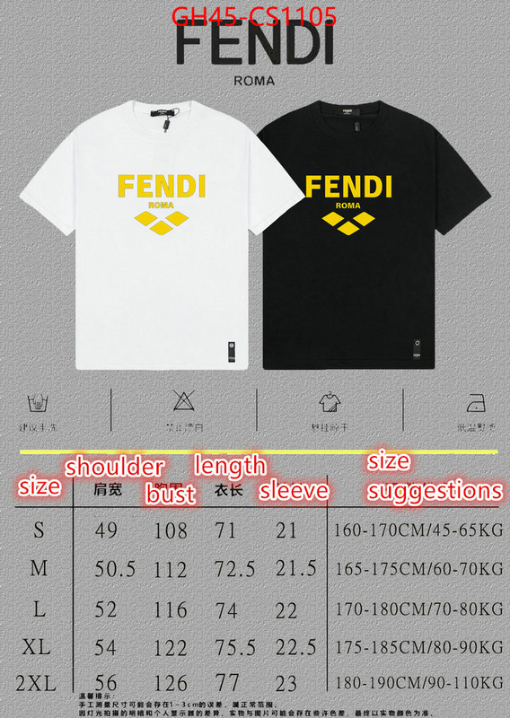 Clothing-Fendi fake aaaaa ID: CS1105 $: 45USD