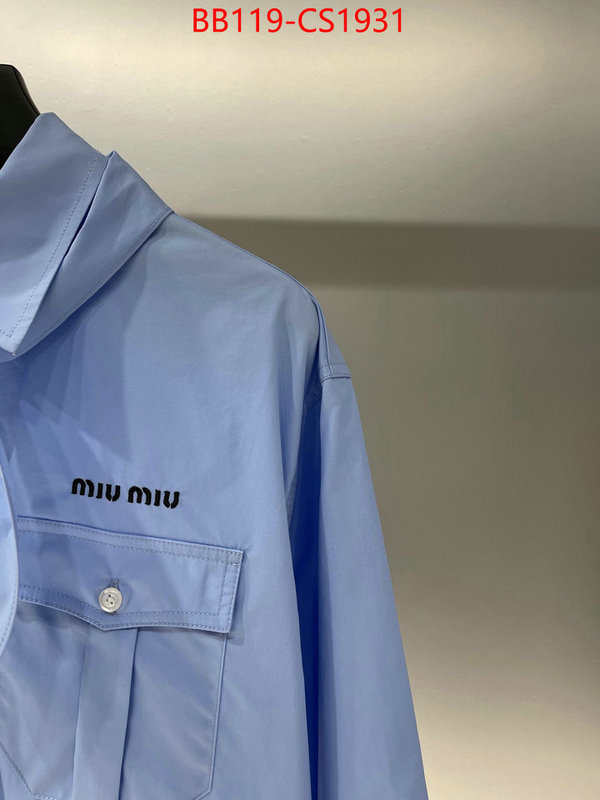 Clothing-MIU MIU top quality website ID: CS1931 $: 119USD