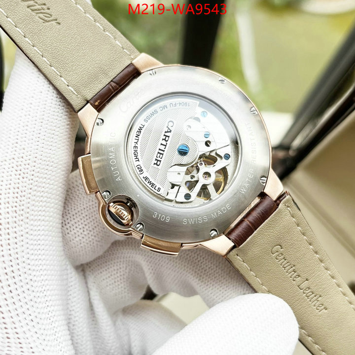 Watch(TOP)-Cartier top designer replica ID: WA9543 $: 219USD