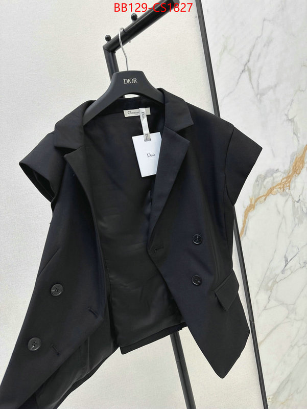 Clothing-Dior counter quality ID: CS1827 $: 129USD