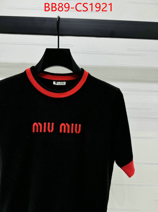 Clothing-MIU MIU online shop ID: CS1921 $: 89USD