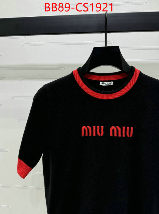 Clothing-MIU MIU online shop ID: CS1921 $: 89USD