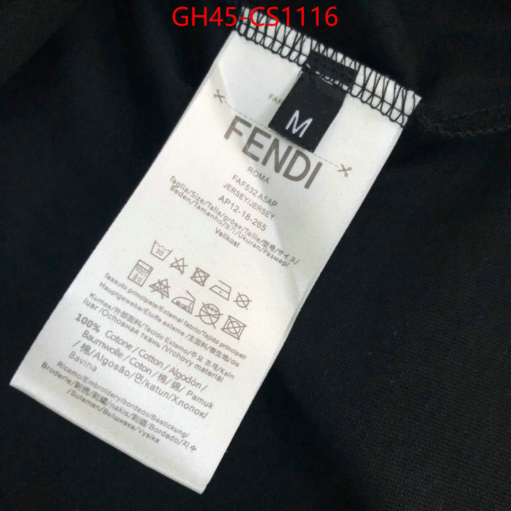 Clothing-Fendi fake cheap best online ID: CS1116 $: 45USD