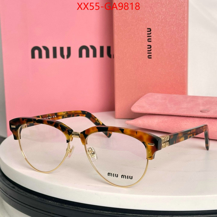 Glasses-Miu Miu at cheap price ID: GA9818 $: 55USD