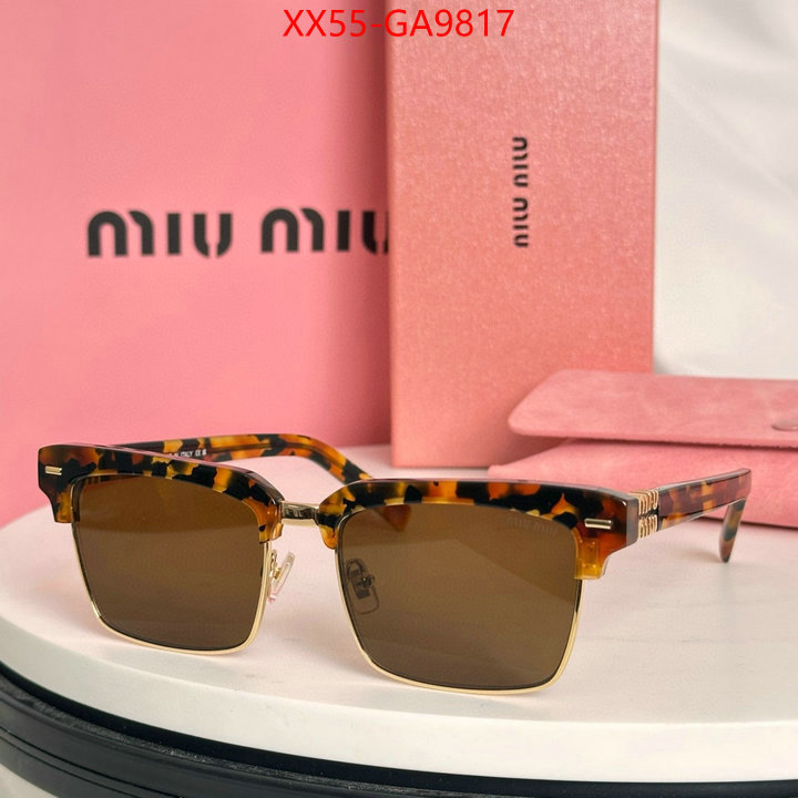 Glasses-Miu Miu buy replica ID: GA9817 $: 55USD