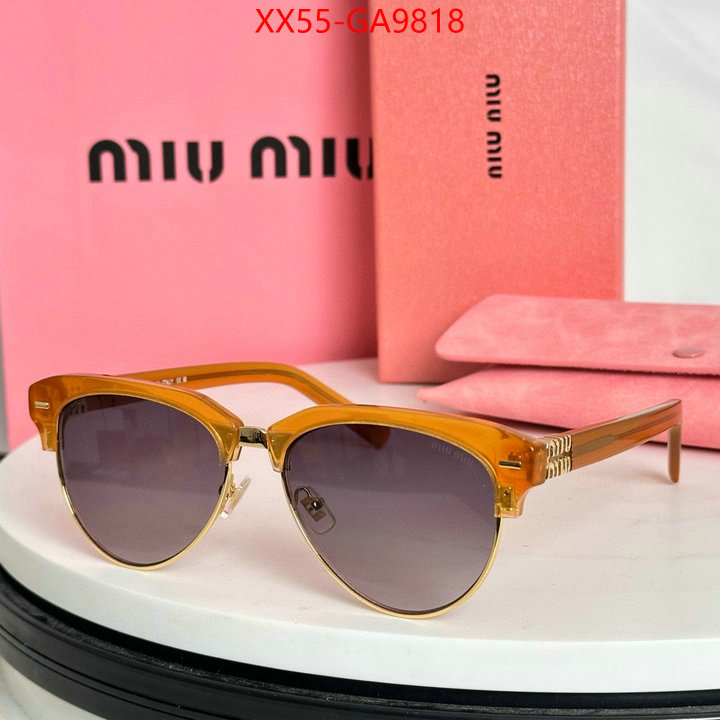 Glasses-Miu Miu at cheap price ID: GA9818 $: 55USD