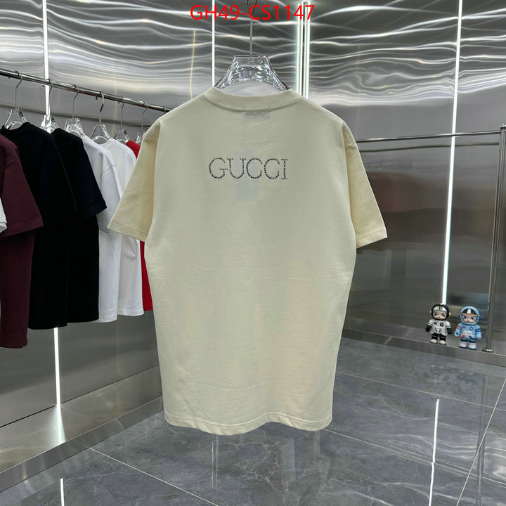 Clothing-Gucci high quality 1:1 replica ID: CS1147 $: 49USD