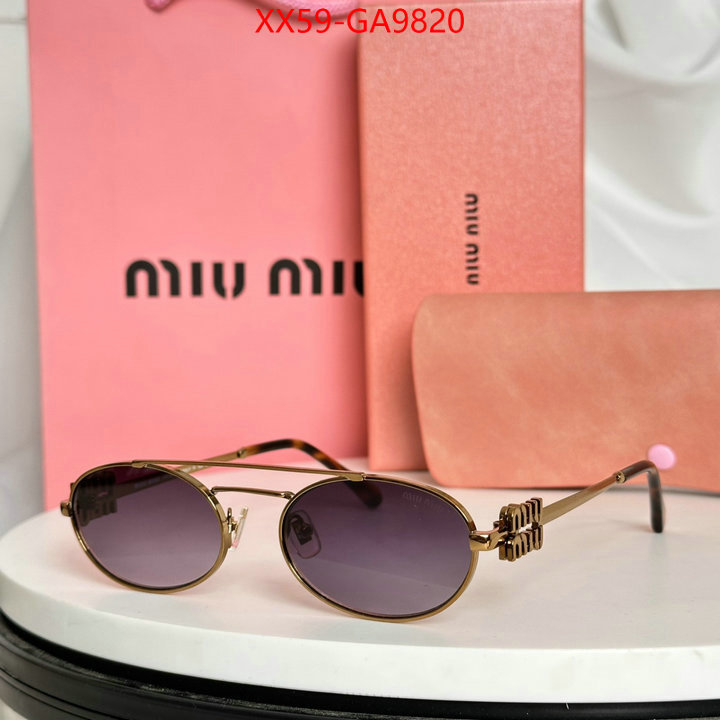 Glasses-Miu Miu where quality designer replica ID: GA9820 $: 59USD