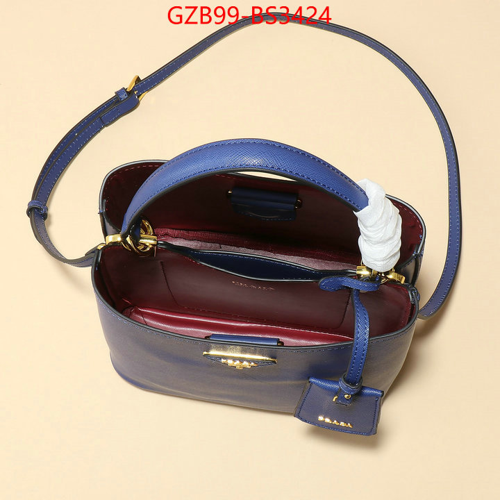 Prada Bags(4A)-bucket bag high quality happy copy ID: BS3424 $: 99USD,