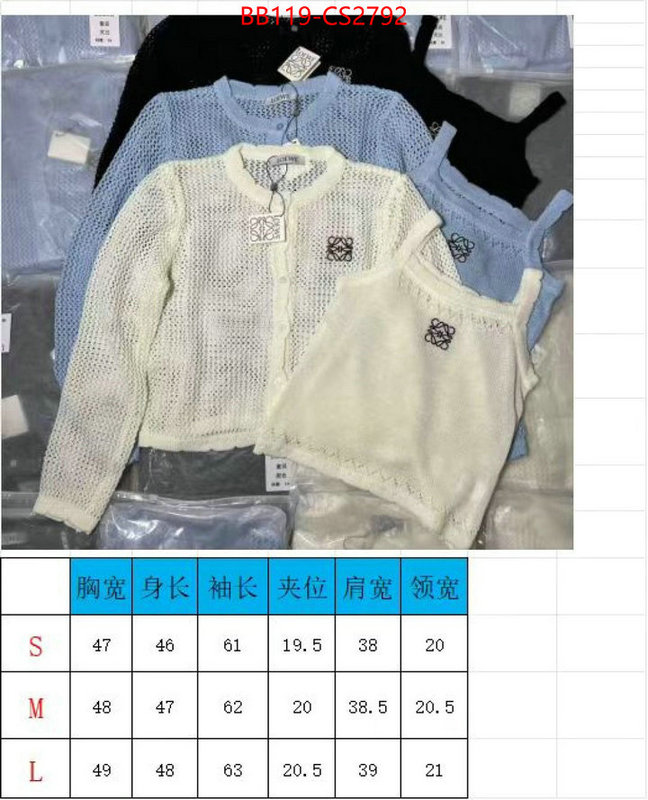 Clothing-Loewe aaaaa quality replica ID: CS2792 $: 119USD