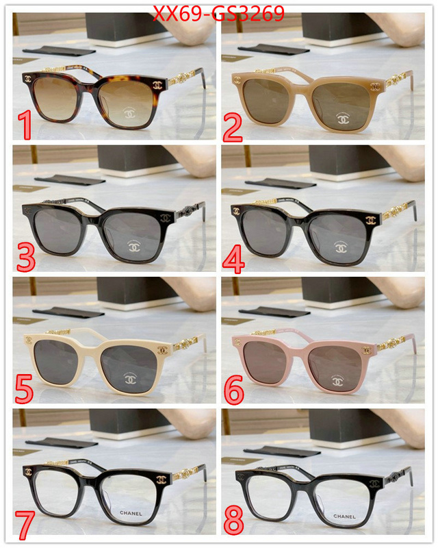 Glasses-Chanel the best quality replica ID: GS3269 $: 69USD