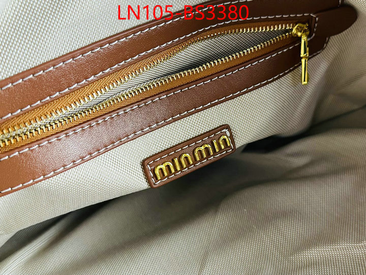 Miu Miu Bags(4A)-Handbag- fashion replica ID: BS3380 $: 105USD,